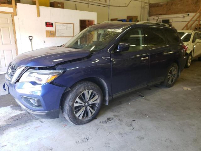 5N1DR2MM4HC606746 - 2017 NISSAN PATHFINDER S BLUE photo 1