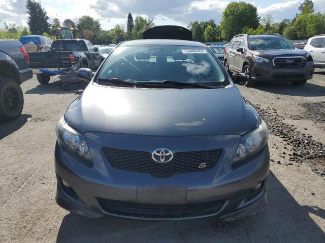 1NXBU40E59Z084379 - 2009 TOYOTA COROLLA BASE GRAY photo 5