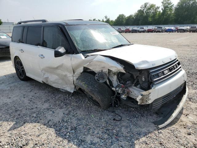 2FMGK5D86EBD10337 - 2014 FORD FLEX LIMITED WHITE photo 4