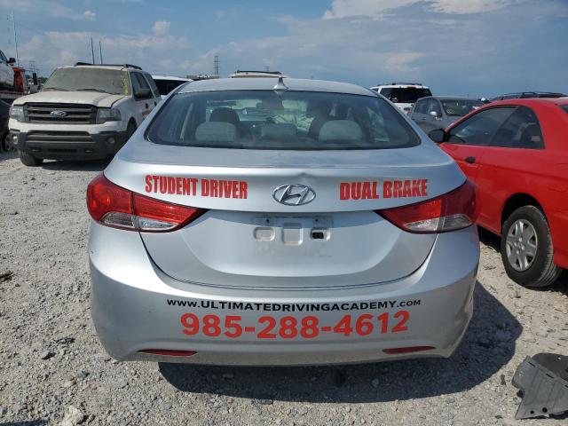 5NPDH4AE9BH020037 - 2011 HYUNDAI ELANTRA GLS SILVER photo 6