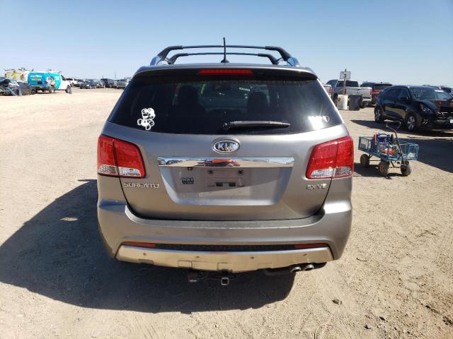 5XYKW4A21BG172226 - 2011 KIA SORENTO SX SILVER photo 6