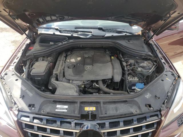 4JGDA5HB3DA169412 - 2013 MERCEDES-BENZ ML 350 4MATIC MAROON photo 11