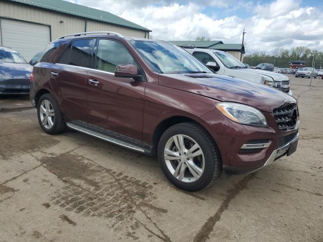 4JGDA5HB3DA169412 - 2013 MERCEDES-BENZ ML 350 4MATIC MAROON photo 4