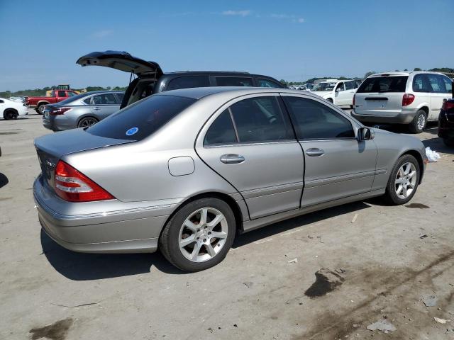 WDBRF92H27F869590 - 2007 MERCEDES-BENZ C 280 4MATIC SILVER photo 3