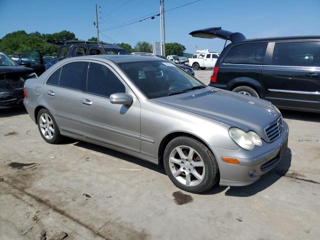 WDBRF92H27F869590 - 2007 MERCEDES-BENZ C 280 4MATIC SILVER photo 4