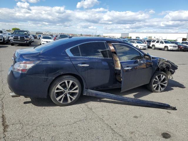 1N4AA5AP5EC435070 - 2014 NISSAN MAXIMA S BLUE photo 3