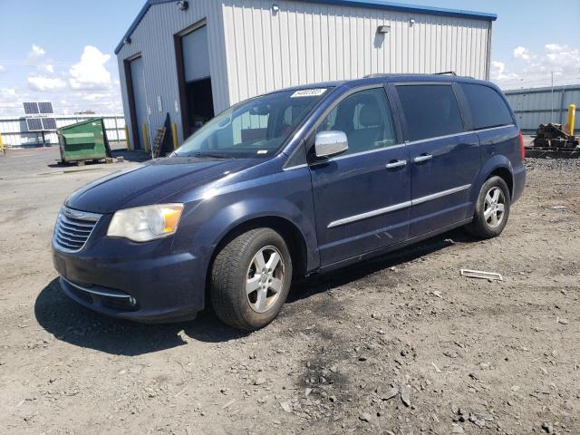 2C4RC1CG4CR216666 - 2012 CHRYSLER TOWN & COU TOURING L BLUE photo 1
