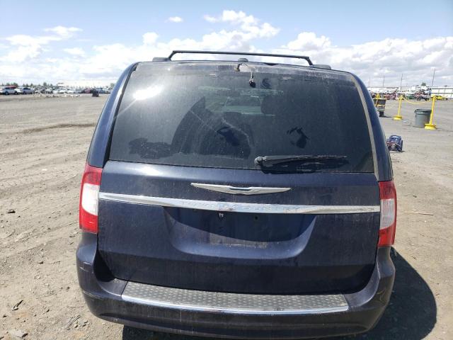 2C4RC1CG4CR216666 - 2012 CHRYSLER TOWN & COU TOURING L BLUE photo 6