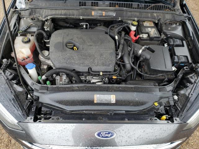 3FA6P0HD9HR236693 - 2017 FORD FUSION SE GRAY photo 11