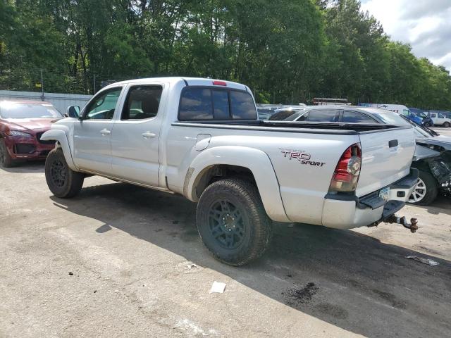 5TFMU4FN5BX003132 - 2011 TOYOTA TACOMA DOUBLE CAB LONG BED SILVER photo 2