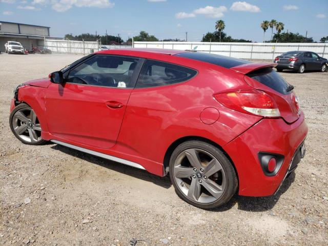 KMHTC6AE9DU104367 - 2013 HYUNDAI VELOSTER TURBO RED photo 2