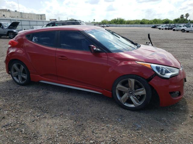 KMHTC6AE9DU104367 - 2013 HYUNDAI VELOSTER TURBO RED photo 4