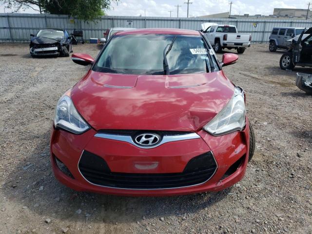 KMHTC6AE9DU104367 - 2013 HYUNDAI VELOSTER TURBO RED photo 5