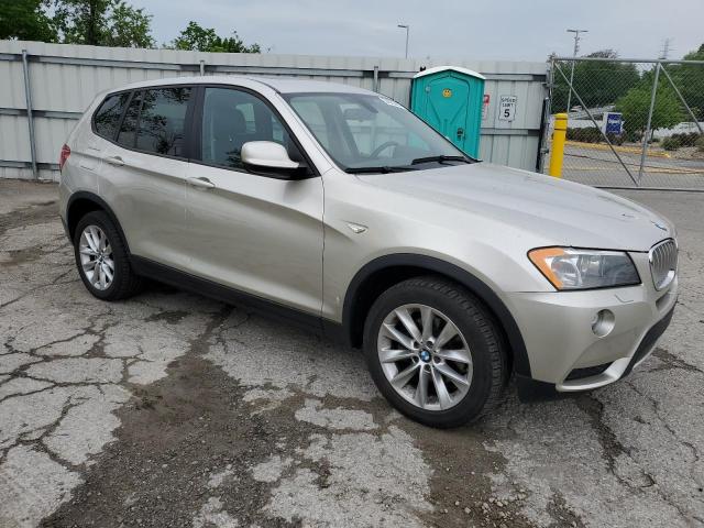 5UXWX9C55E0D18559 - 2014 BMW X3 XDRIVE28I BEIGE photo 4