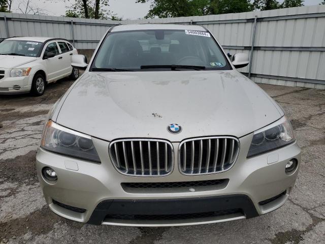 5UXWX9C55E0D18559 - 2014 BMW X3 XDRIVE28I BEIGE photo 5