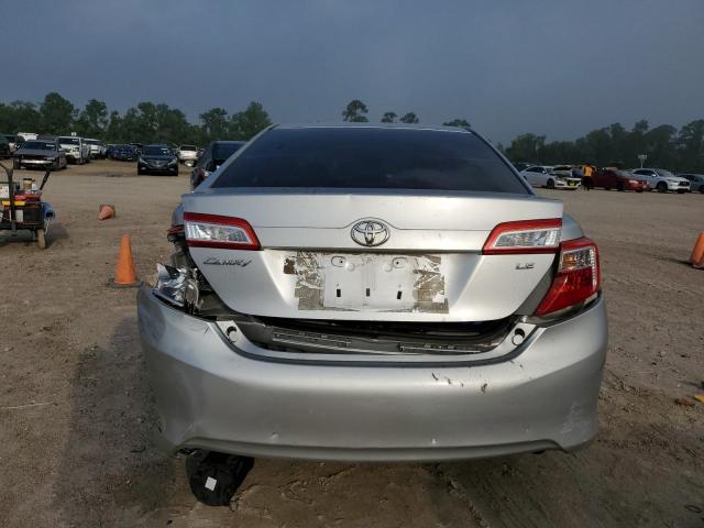 4T4BF1FK8CR186925 - 2012 TOYOTA CAMRY BASE SILVER photo 6