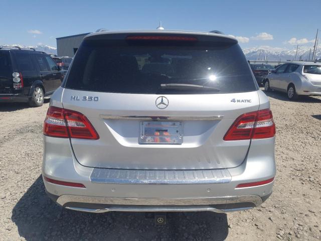 4JGDA5HB9DA153747 - 2013 MERCEDES-BENZ ML 350 4MATIC SILVER photo 6