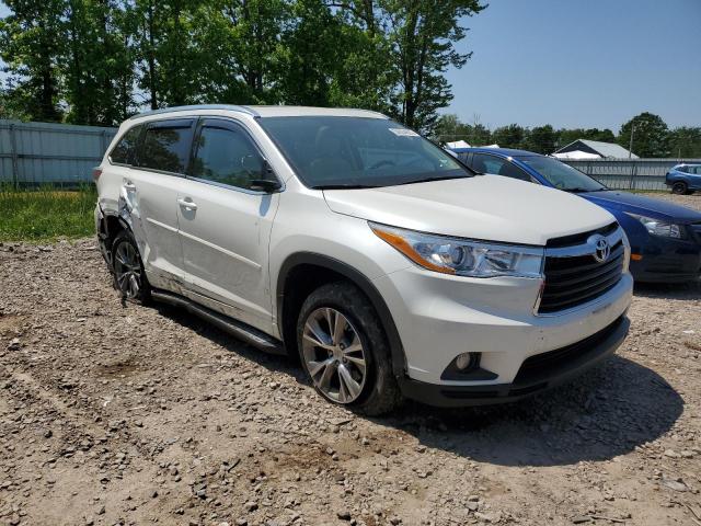5TDJKRFH2ES031450 - 2014 TOYOTA HIGHLANDER XLE Սպիտակ լուսանկար 4