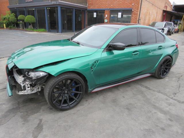 WBS33AY02NFM41026 - 2022 BMW M3 COMPETITION GREEN photo 2