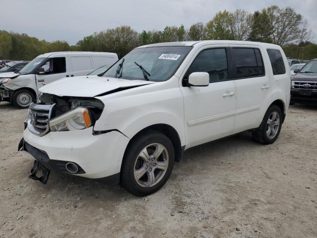 5FNYF4H51EB020288 - 2014 HONDA PILOT EXL WHITE photo 1