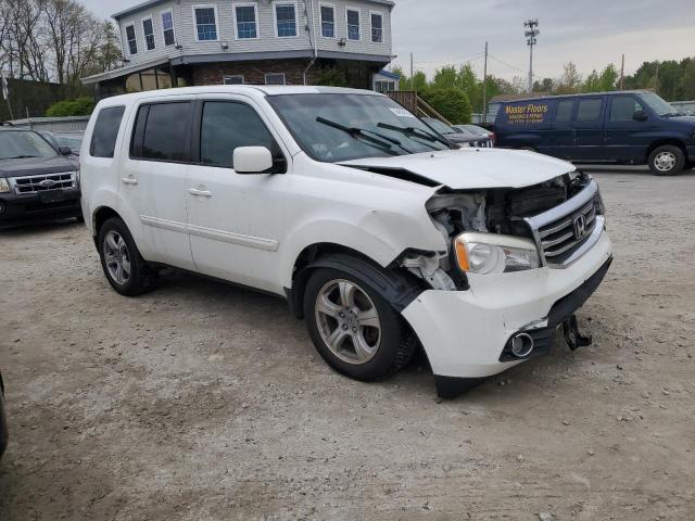 5FNYF4H51EB020288 - 2014 HONDA PILOT EXL WHITE photo 4