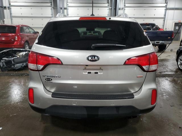 5XYKT4A65FG551344 - 2015 KIA SORENTO LX GRAY photo 6