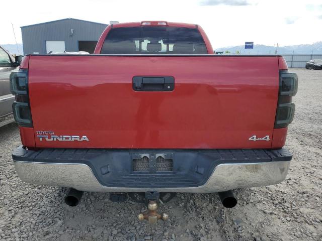 5TFUY5F11BX210284 - 2011 TOYOTA TUNDRA DOUBLE CAB SR5 RED photo 6