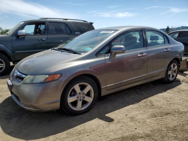 2HGFA16928H327799 - 2008 HONDA CIVIC EXL GRAY photo 1
