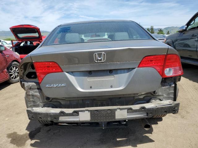 2HGFA16928H327799 - 2008 HONDA CIVIC EXL GRAY photo 6
