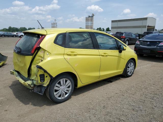 JHMGK5H52GX011748 - 2016 HONDA FIT LX YELLOW photo 3