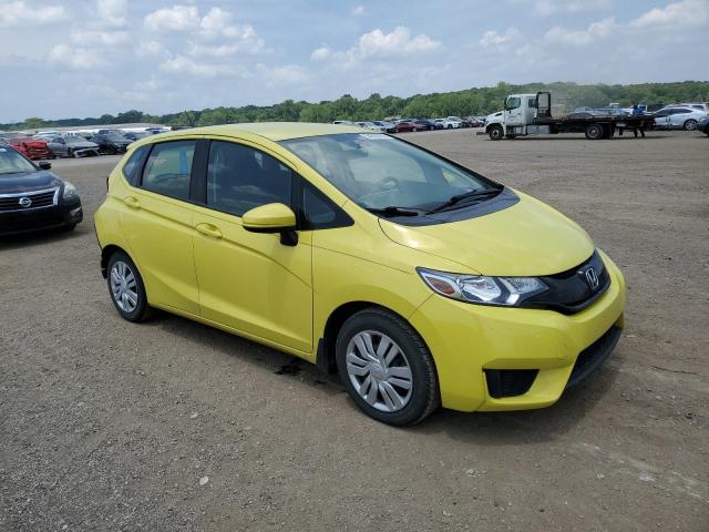 JHMGK5H52GX011748 - 2016 HONDA FIT LX YELLOW photo 4