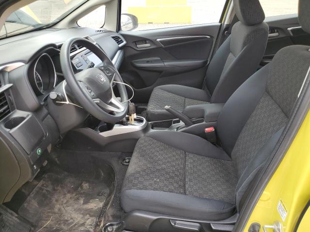 JHMGK5H52GX011748 - 2016 HONDA FIT LX YELLOW photo 7