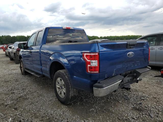 1FTEX1EB3JFA30030 - 2018 FORD F150 SUPER CAB BLUE photo 2