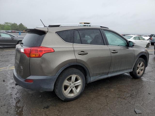 2T3RFREVXDW100087 - 2013 TOYOTA RAV4 XLE TAN photo 3