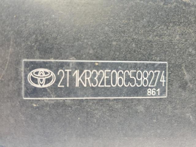 2T1KR32E06C598274 - 2006 TOYOTA COROLLA MA XR GRAY photo 13