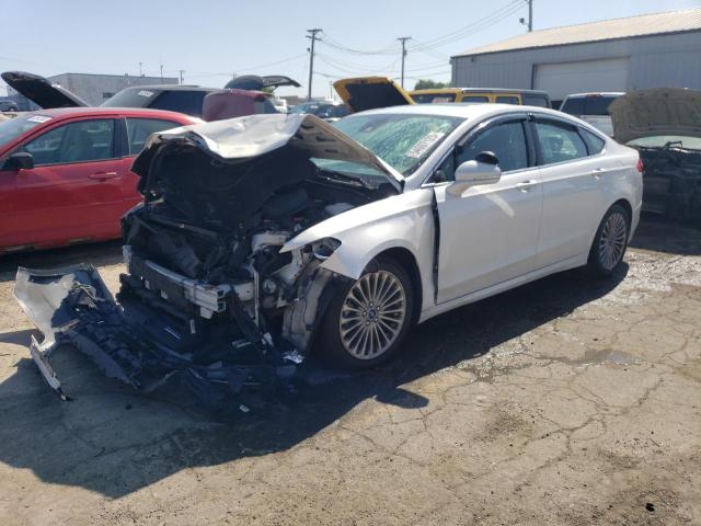 3FA6P0K98DR309079 - 2013 FORD FUSION TITANIUM WHITE photo 1