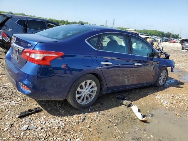 3N1AB7AP4KY354263 - 2019 NISSAN SENTRA S BLUE photo 3