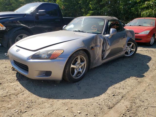 JHMAP11483T000773 - 2003 HONDA S2000 SILVER photo 2