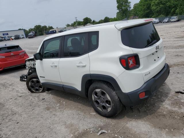 ZACCJBAT4GPD31053 - 2016 JEEP RENEGADE SPORT WHITE photo 2