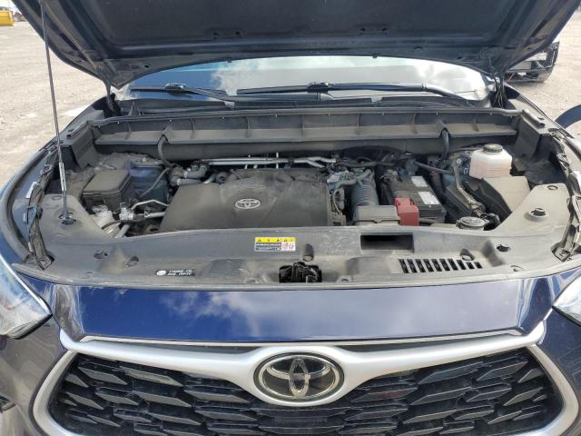 5TDHZRBH6MS547311 - 2021 TOYOTA HIGHLANDER XLE 蓝色 照片 12