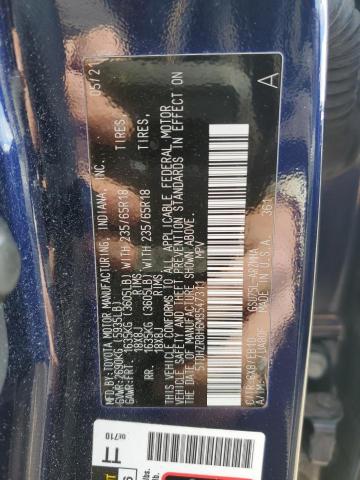 5TDHZRBH6MS547311 - 2021 TOYOTA HIGHLANDER XLE 蓝色 照片 13