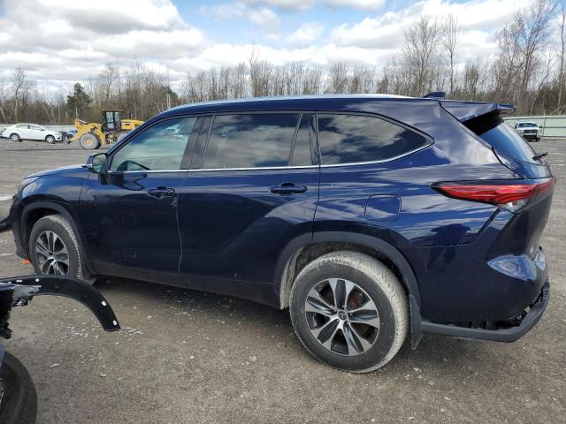 5TDHZRBH6MS547311 - 2021 TOYOTA HIGHLANDER XLE 蓝色 照片 2
