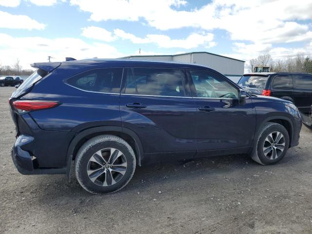 5TDHZRBH6MS547311 - 2021 TOYOTA HIGHLANDER XLE 蓝色 照片 3