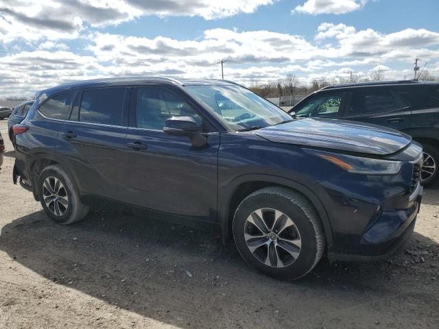 5TDHZRBH6MS547311 - 2021 TOYOTA HIGHLANDER XLE 蓝色 照片 4