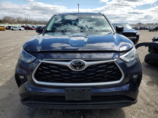 5TDHZRBH6MS547311 - 2021 TOYOTA HIGHLANDER XLE 蓝色 照片 5