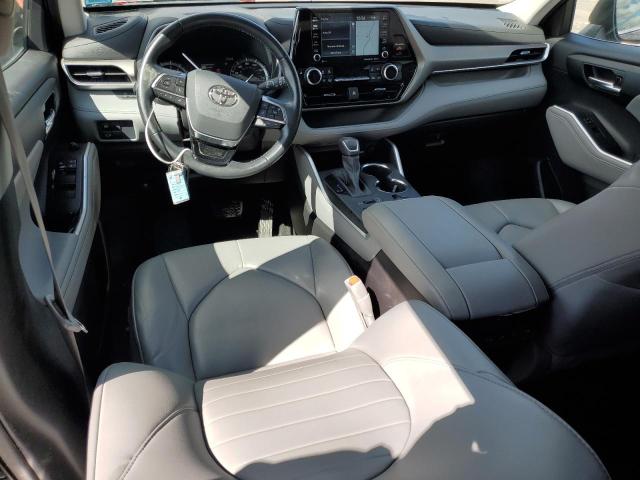 5TDHZRBH6MS547311 - 2021 TOYOTA HIGHLANDER XLE 蓝色 照片 8