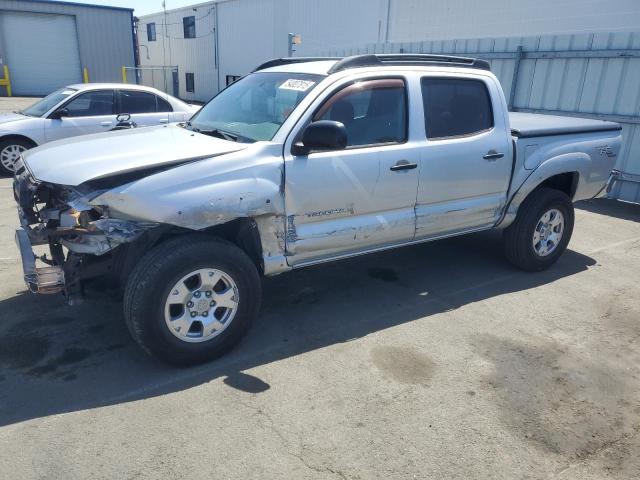 5TEJU62N75Z021715 - 2005 TOYOTA TACOMA DOUBLE CAB PRERUNNER SILVER photo 1