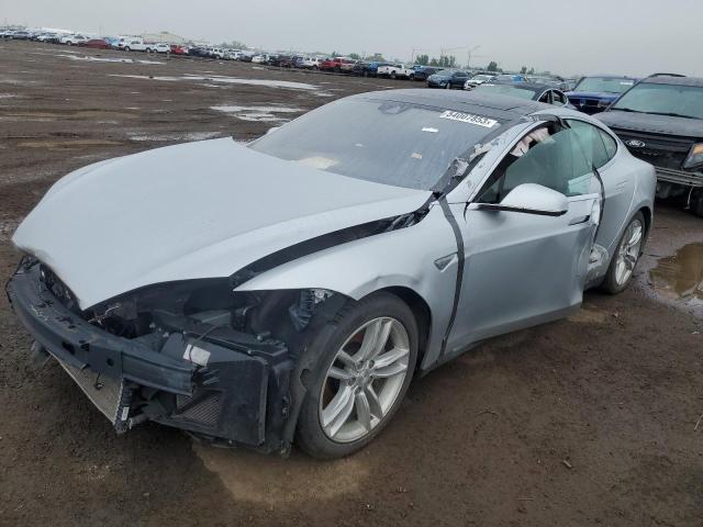 5YJSA1E21GF120195 - 2016 TESLA MODEL S Արծաթագույն լուսանկար 1