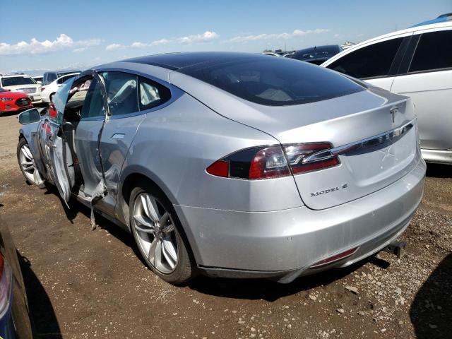 5YJSA1E21GF120195 - 2016 TESLA MODEL S Արծաթագույն լուսանկար 2