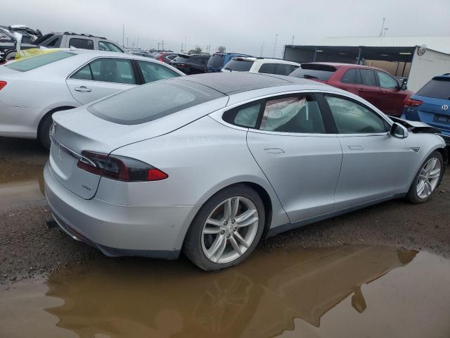 5YJSA1E21GF120195 - 2016 TESLA MODEL S Արծաթագույն լուսանկար 3